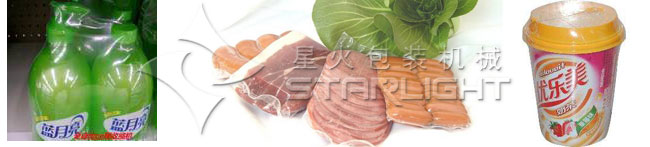 PE膜（mó）走紙枕式自動包裝機樣品展示